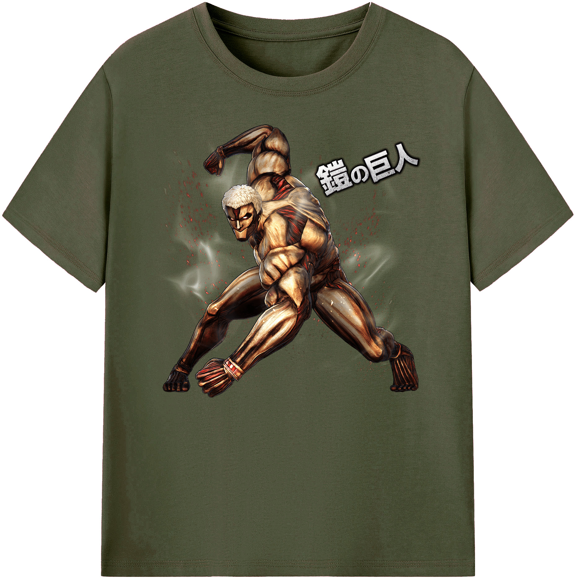 （画像用） 進撃の巨人 Attack on Titan 綿100％ メンズ半袖Tシャツ｜肌触りやわらか＆通気性